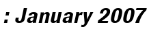 : January 2007